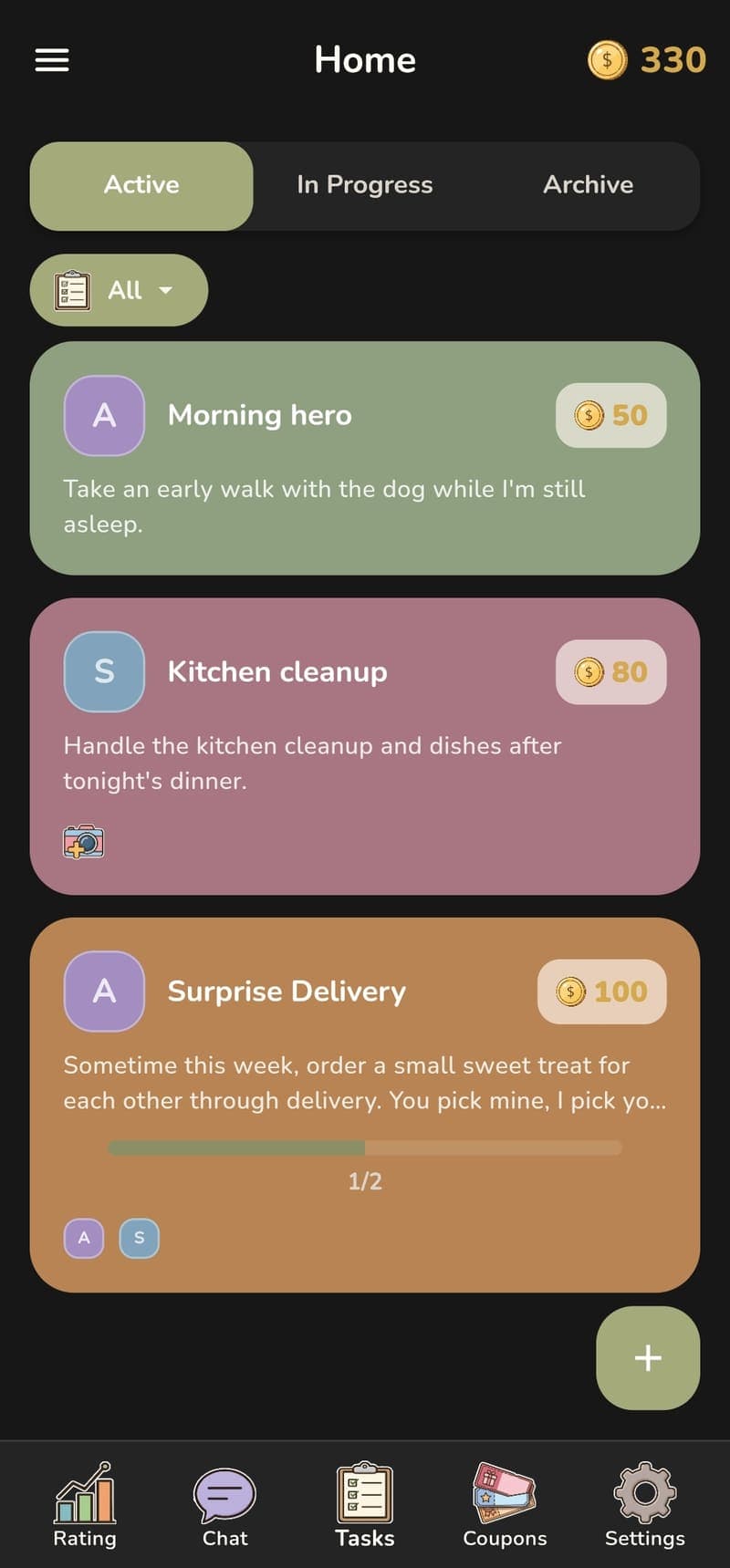 Tasks