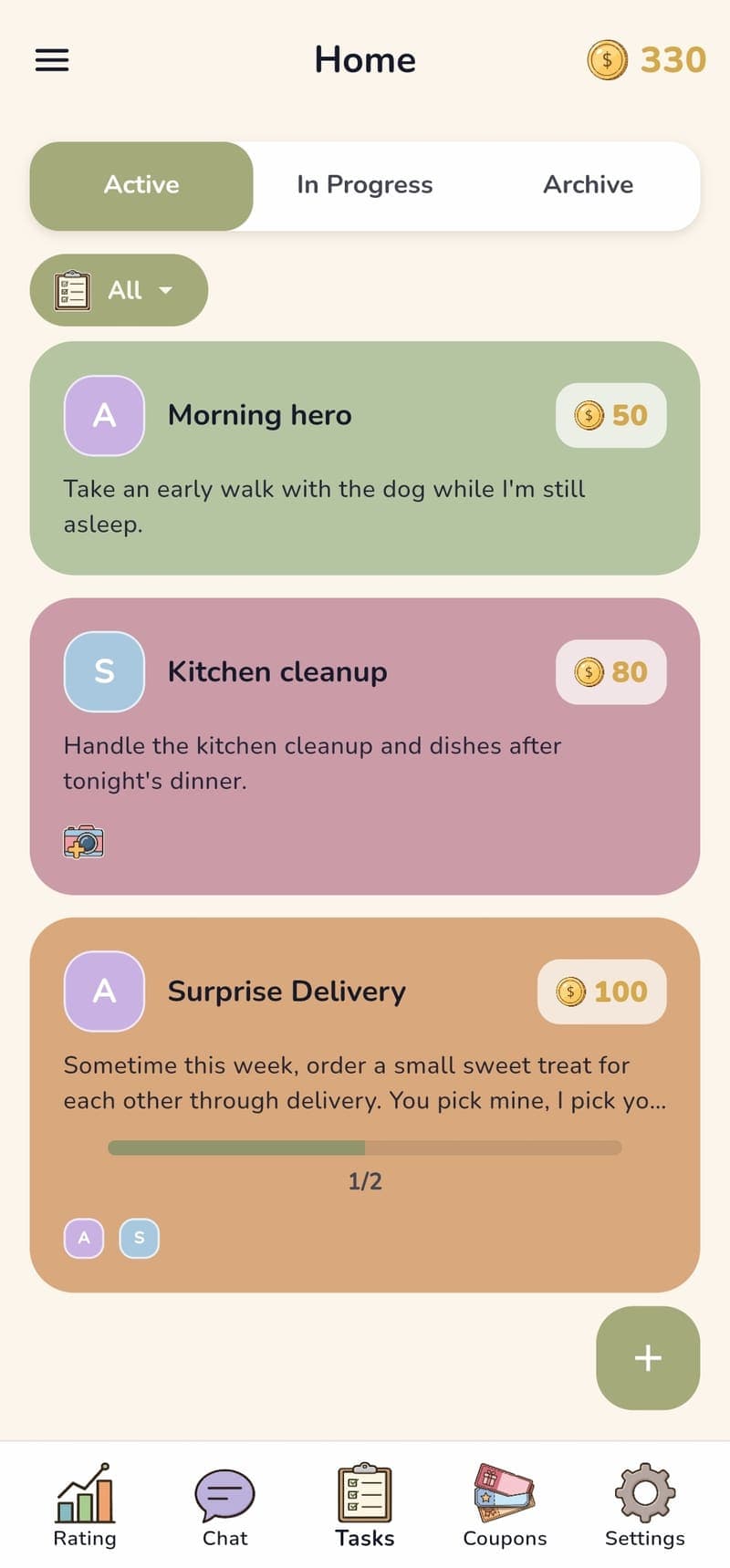 Tasks